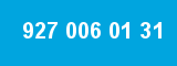 927 006 01 31 927 006 01 31